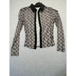 3 for $25. Women's SHEIN Blouse, Black & Beige, Size medium